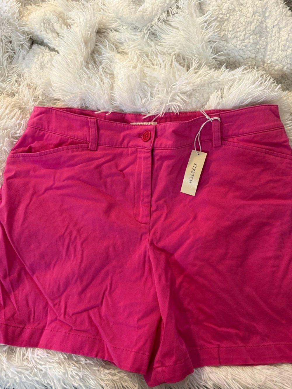 Bright Pink Stretch Shorts